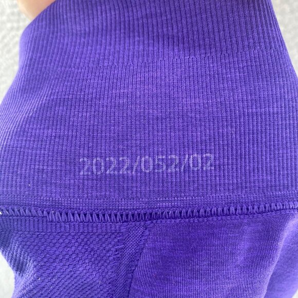 Oner Active Shorts Women Small Amethyst Effortless Seamless Scrunch Bum Ahtletic - Picture 6 of 11